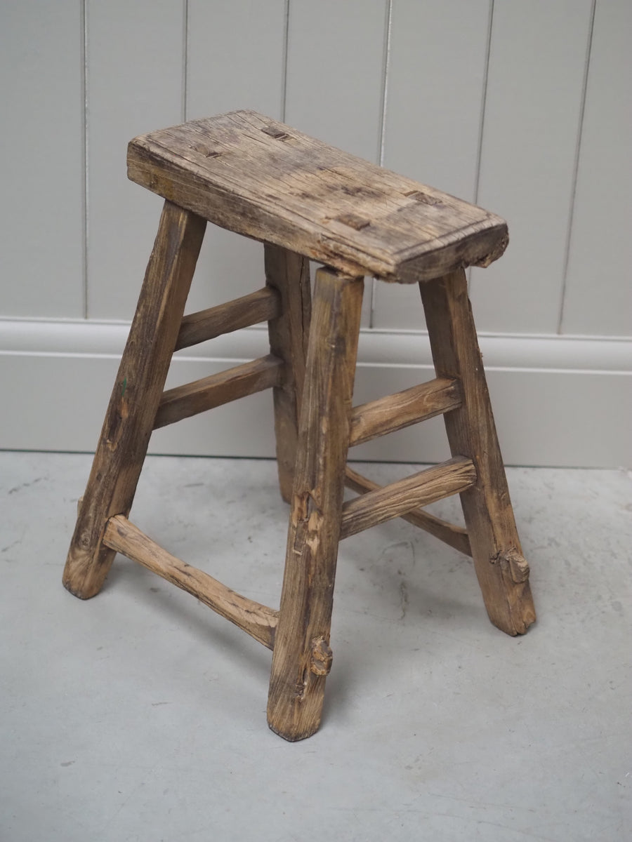 Rustic Reclaimed Stool