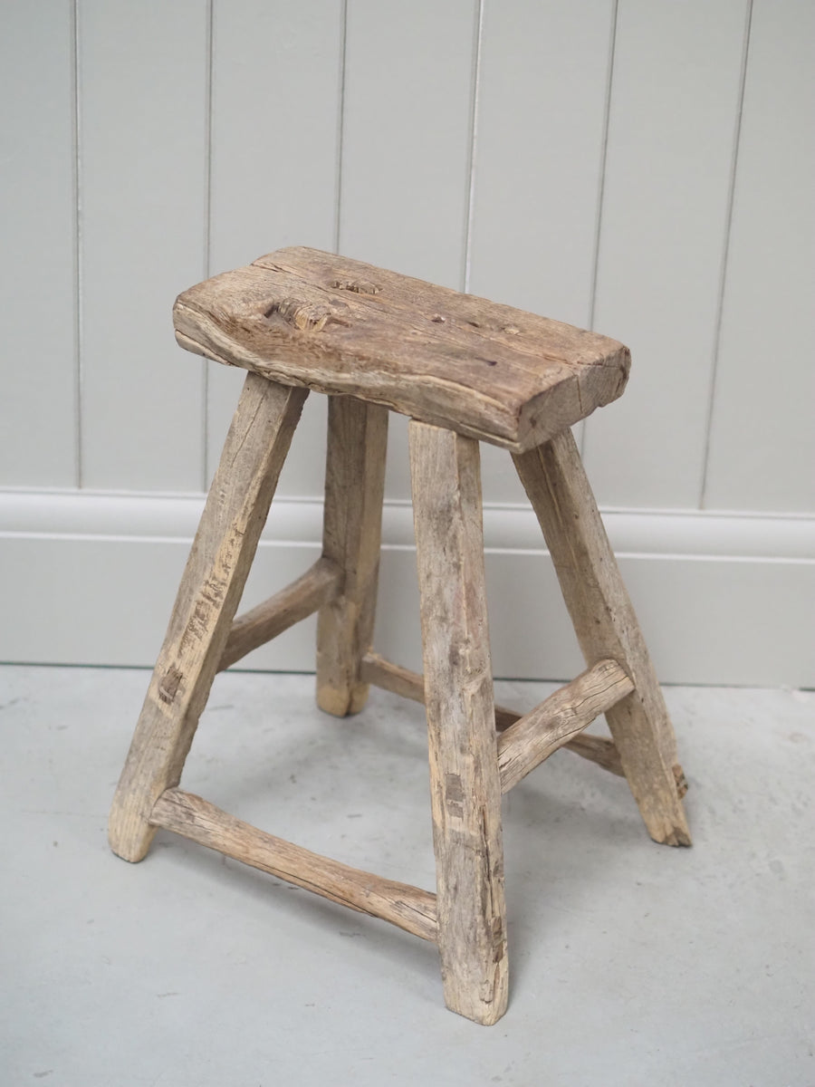 Rustic Reclaimed Stool