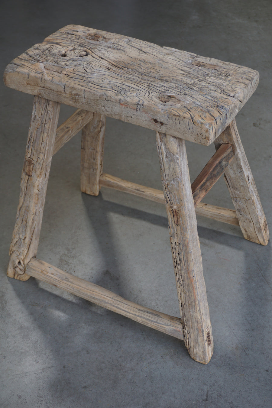 Rustic Reclaimed Stool