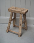 Rustic Reclaimed Stool