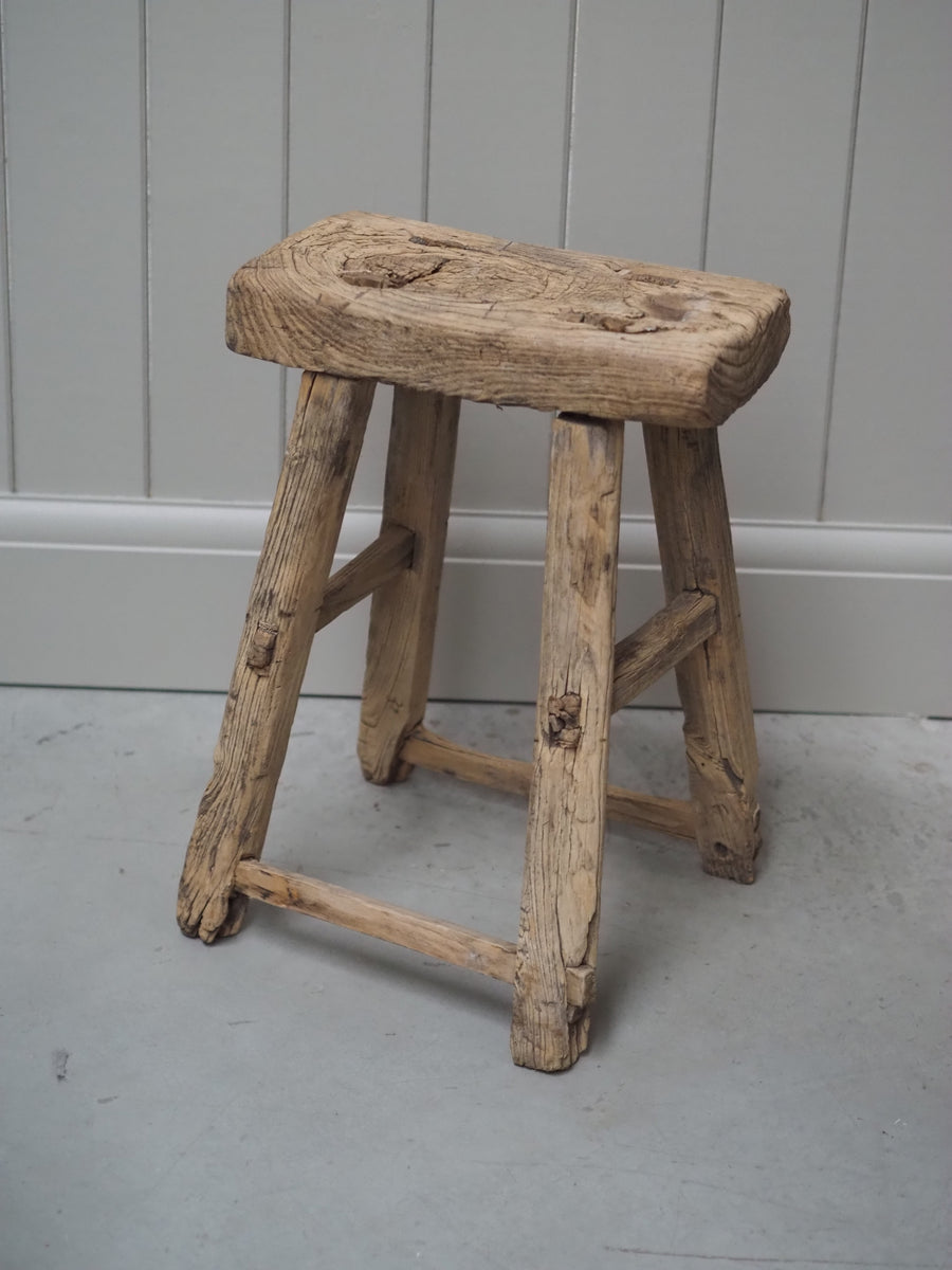 Rustic Reclaimed Stool