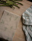 The Vegetable Patch Tea Towel Pack | Pea Green