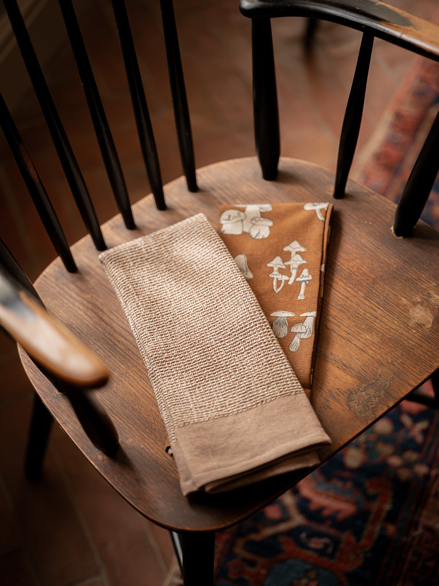 Wild Mushroom Tea Towel 2 pack | Ginger