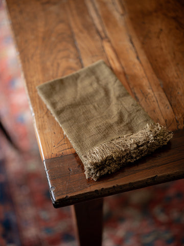 Washed Muse Napkin Set of 4 | Olive