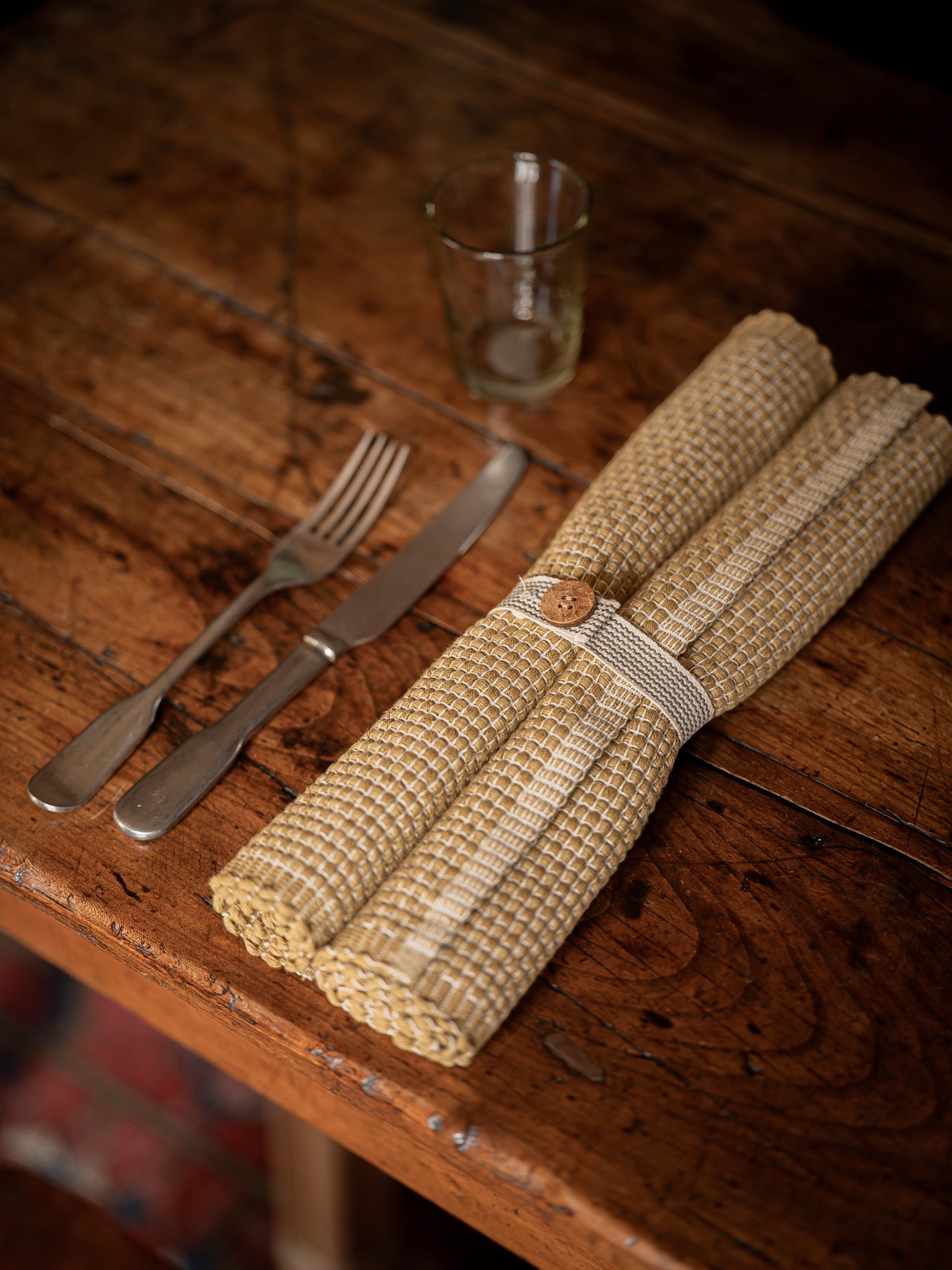 Luxury Woven Placemats | Sunset