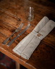 Luxury Woven Tablerunner | Taupe