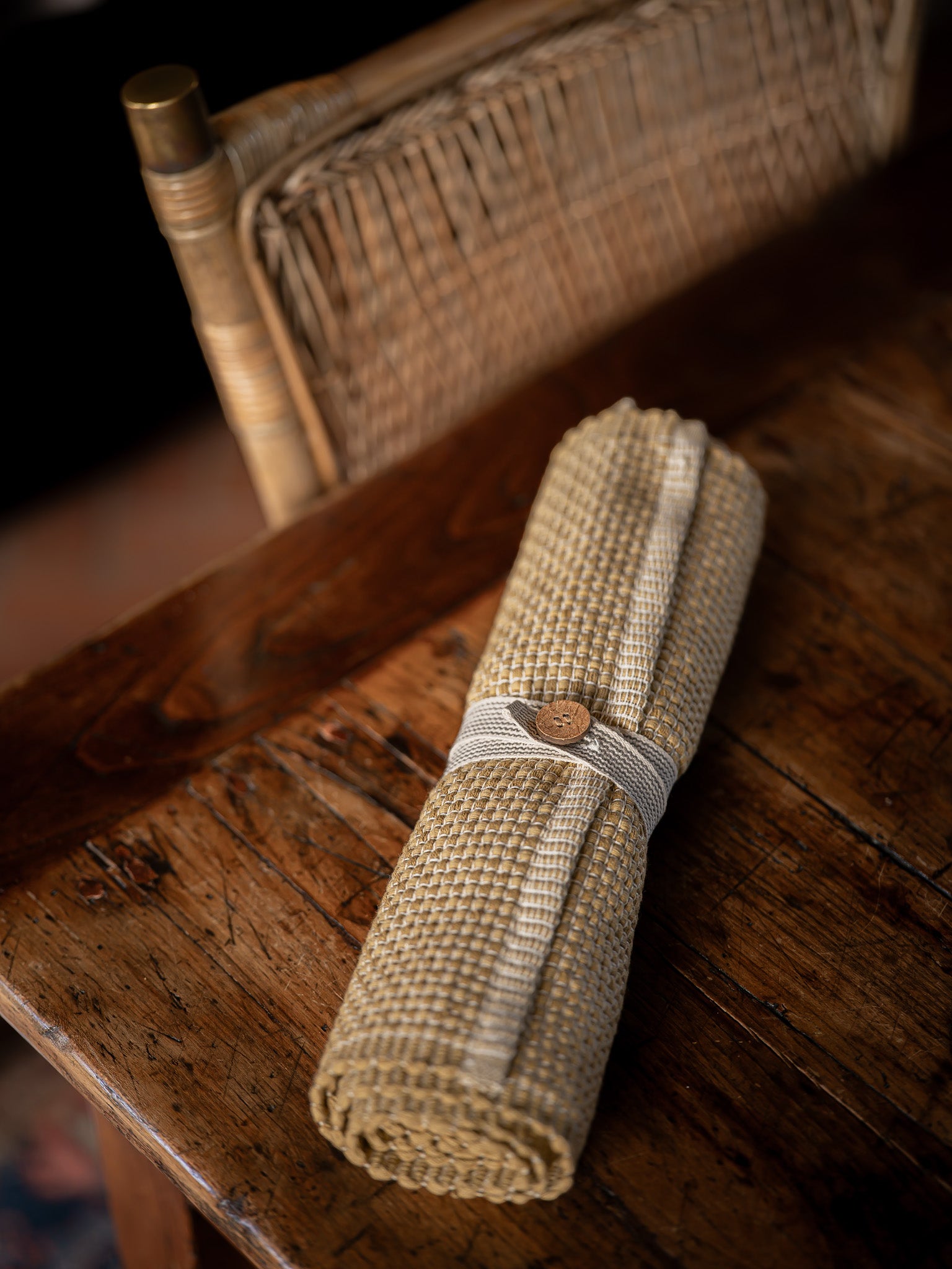 Luxury Woven Tablerunner | Sunset