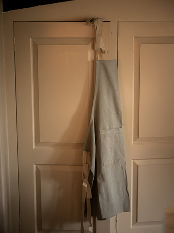 Stripe Tape Apron | Slate