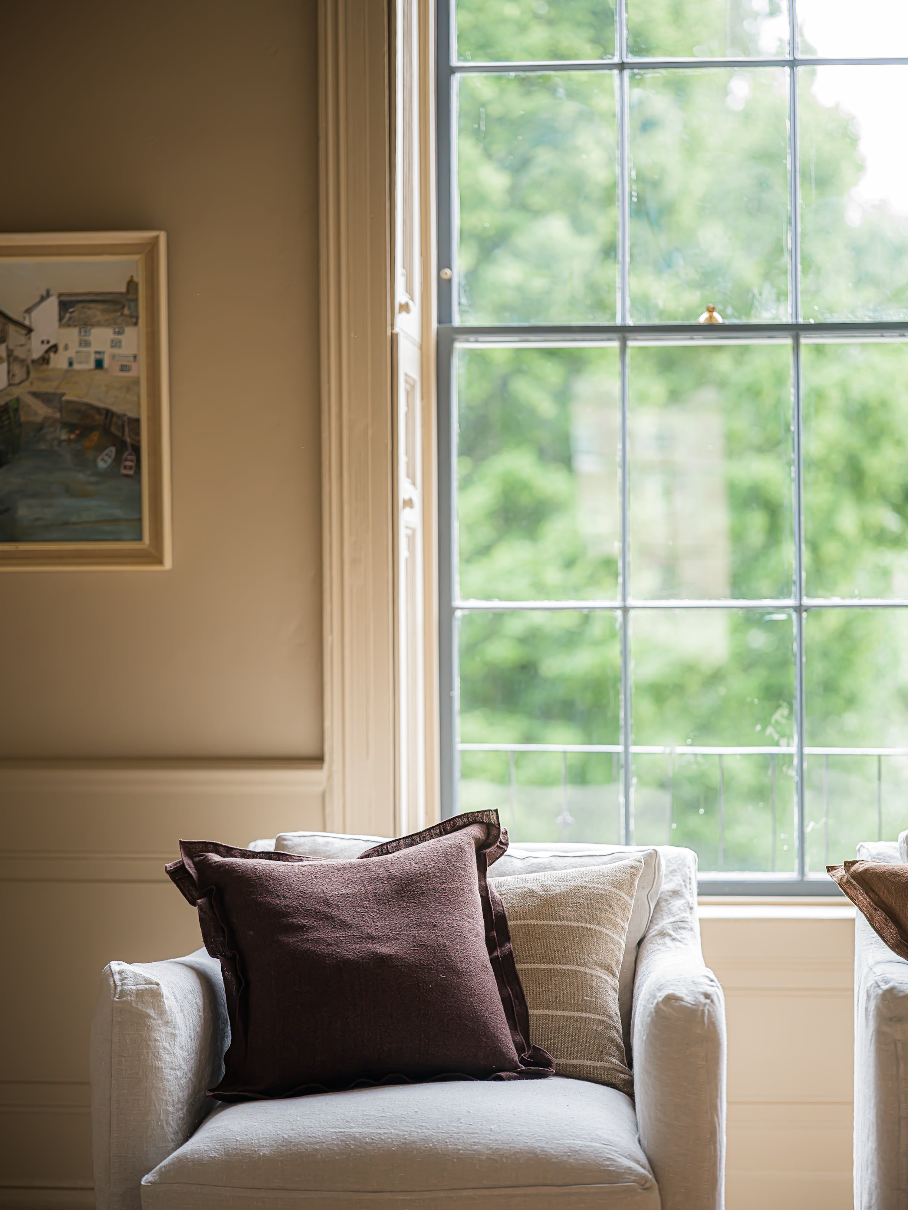 The Norfolk Collection | The Salthouse Linen Cushion | Bracken