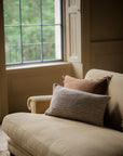 The Norfolk Collection | Wells Fine Stripe Cushion | Bracken