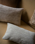 The Norfolk Collection | Wells Fine Stripe Cushion | Bracken
