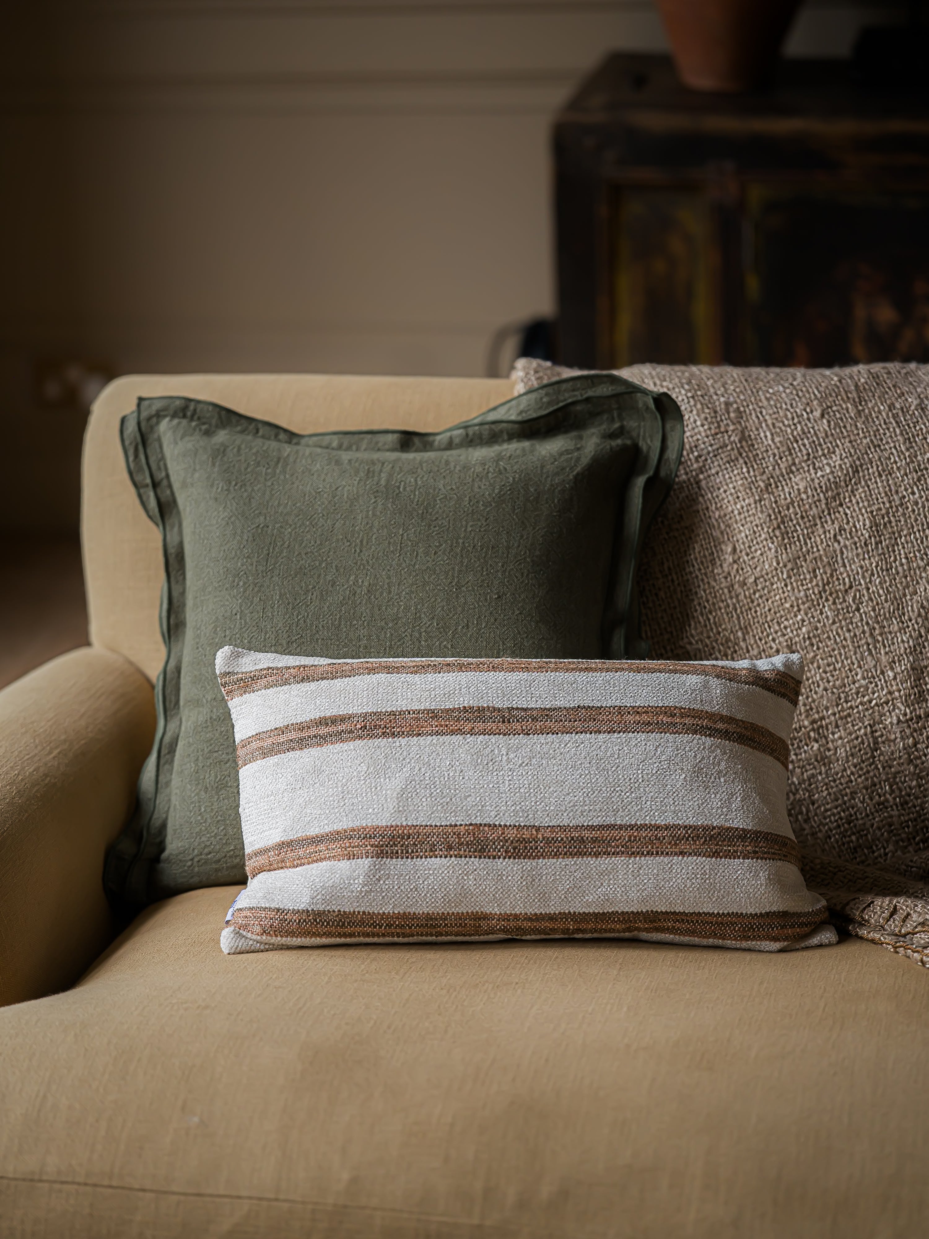 The Norfolk Collection | Fen Stripe Cushion