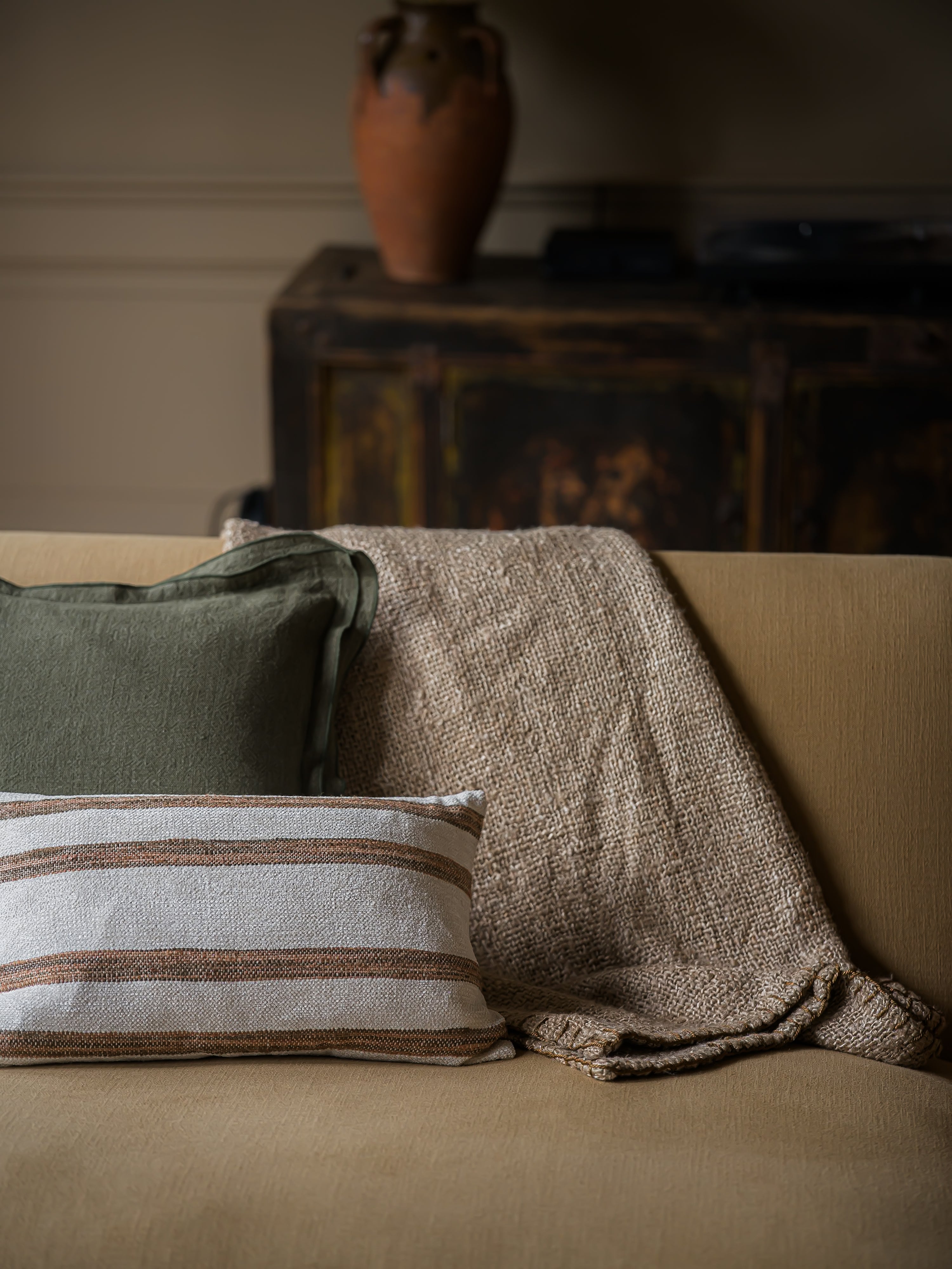 The Norfolk Collection | Fen Stripe Cushion