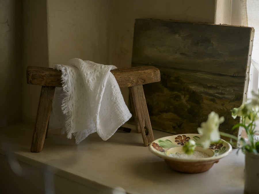 Petite Rustic Reclaimed Stool