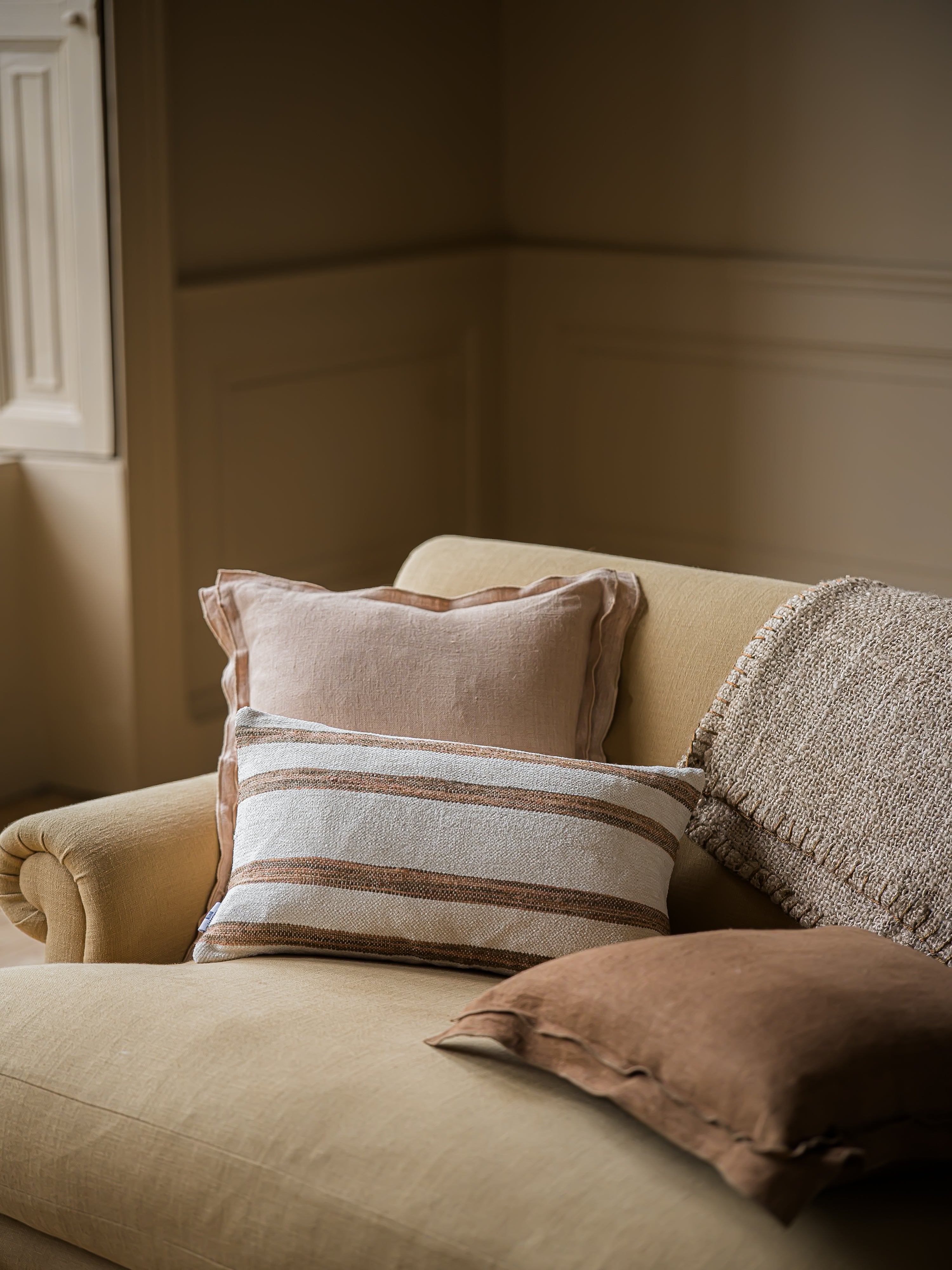 The Norfolk Collection | Fen Stripe Cushion