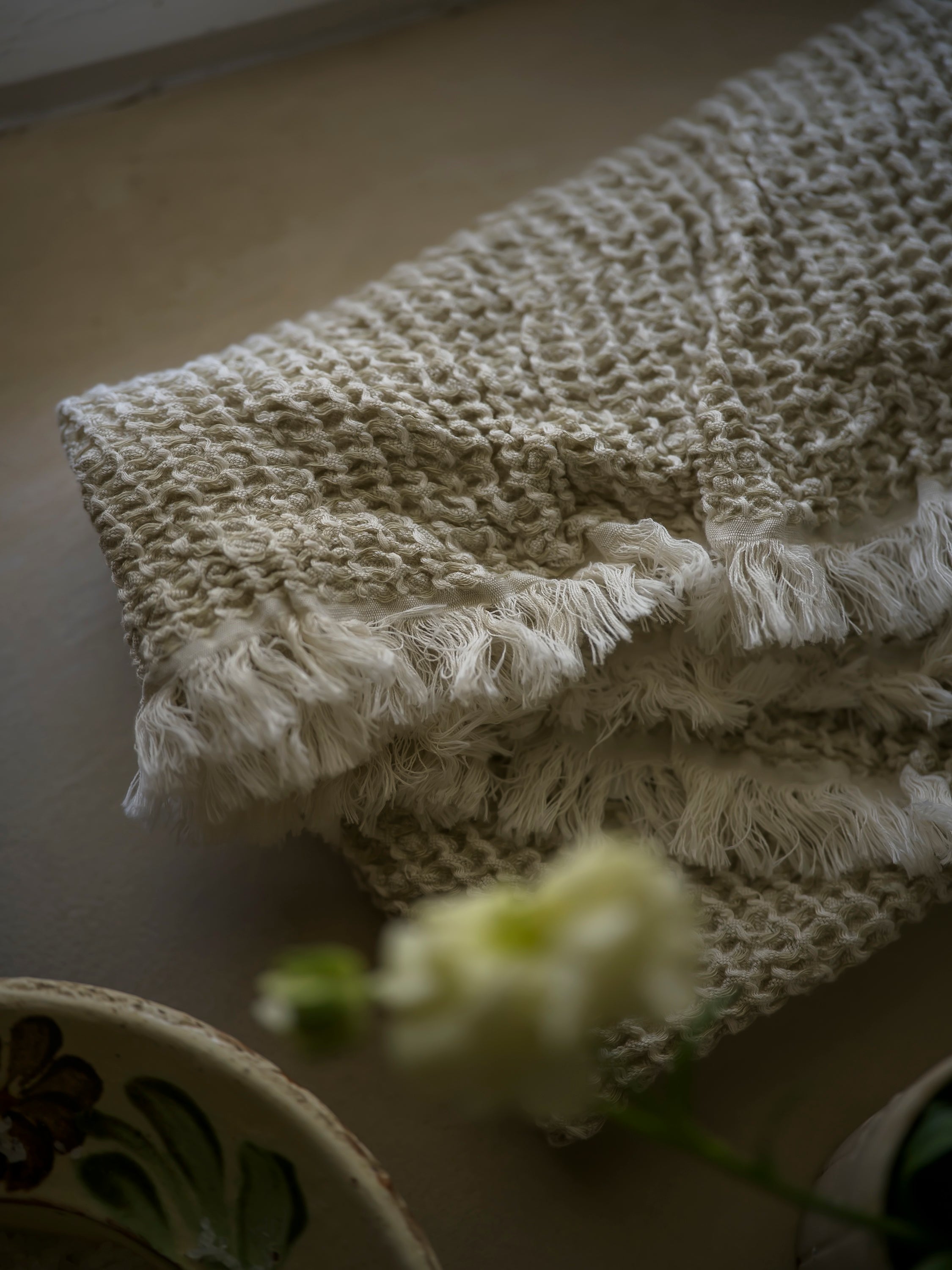 The Suffolk Waffle Hand Towel