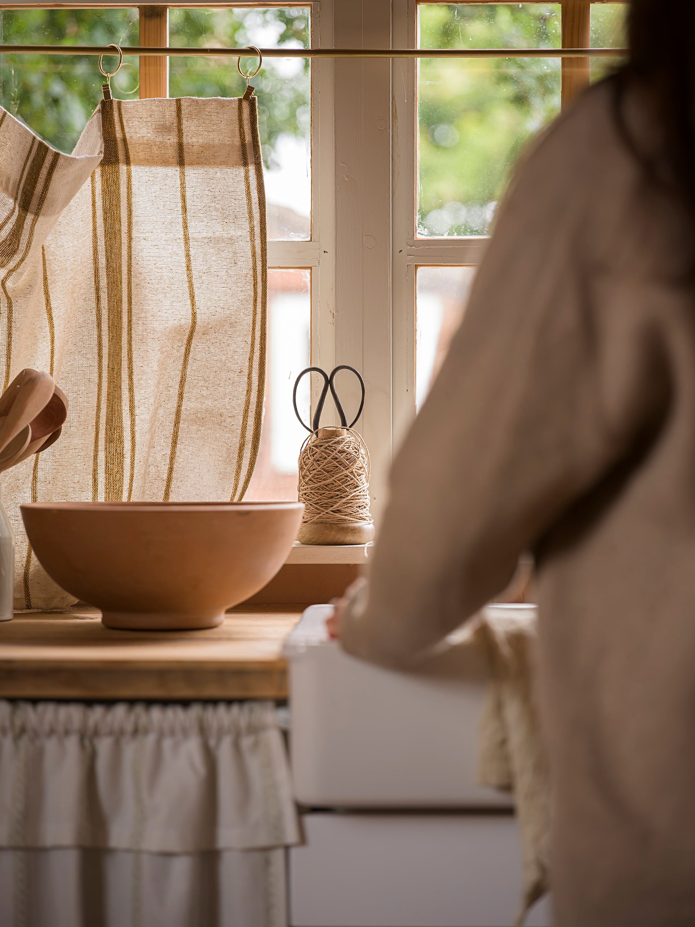 Garden Twine & Scissors (in cotton bag)