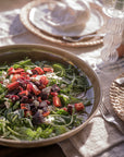 Round Enamel Platter - Taupe