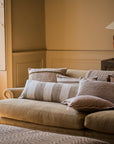 The Norfolk Collection | Wells Fine Stripe Cushion | Bracken