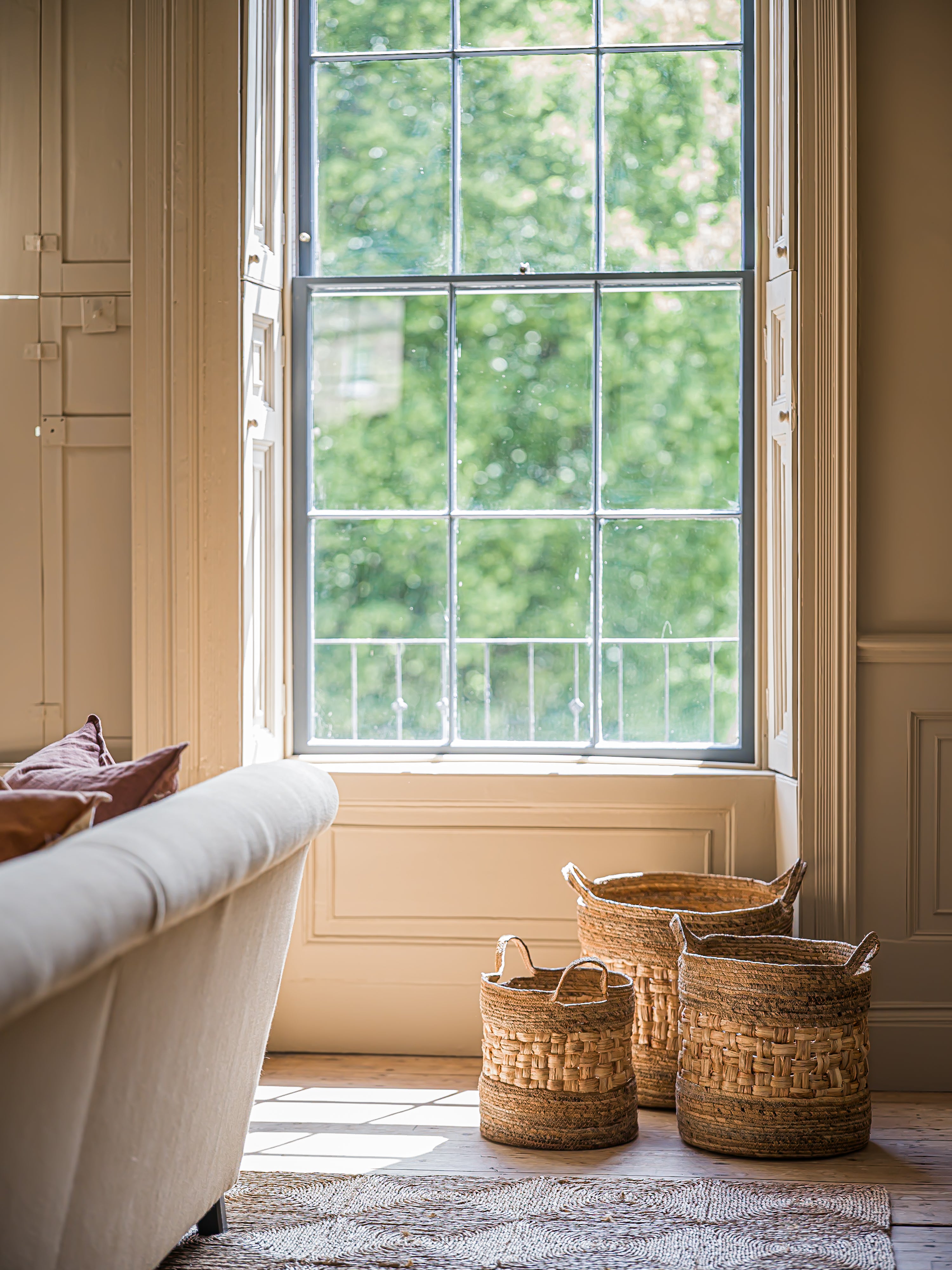 The Norfolk Basket Collection | Handwoven Chequered Weave Baskets