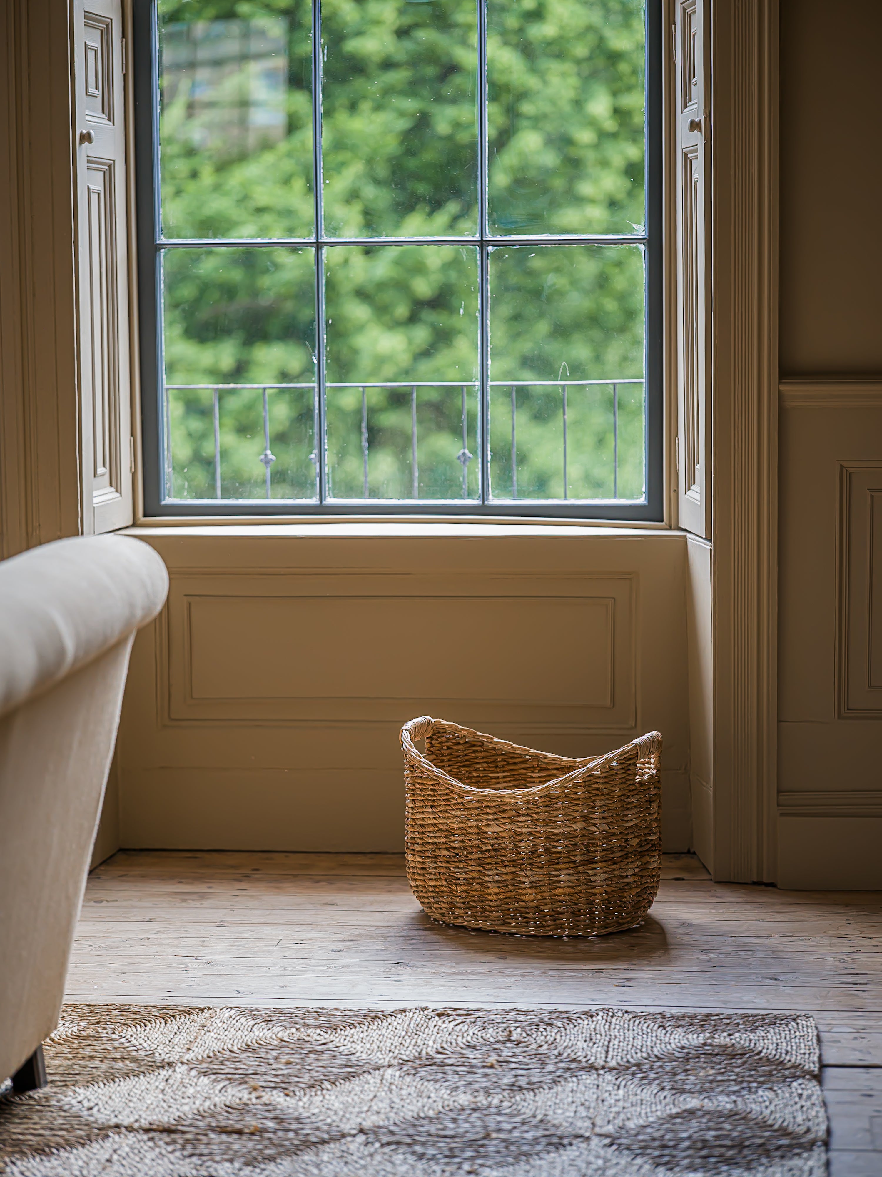 The Norfolk Basket Collection | Handwoven Curved Carry Basket