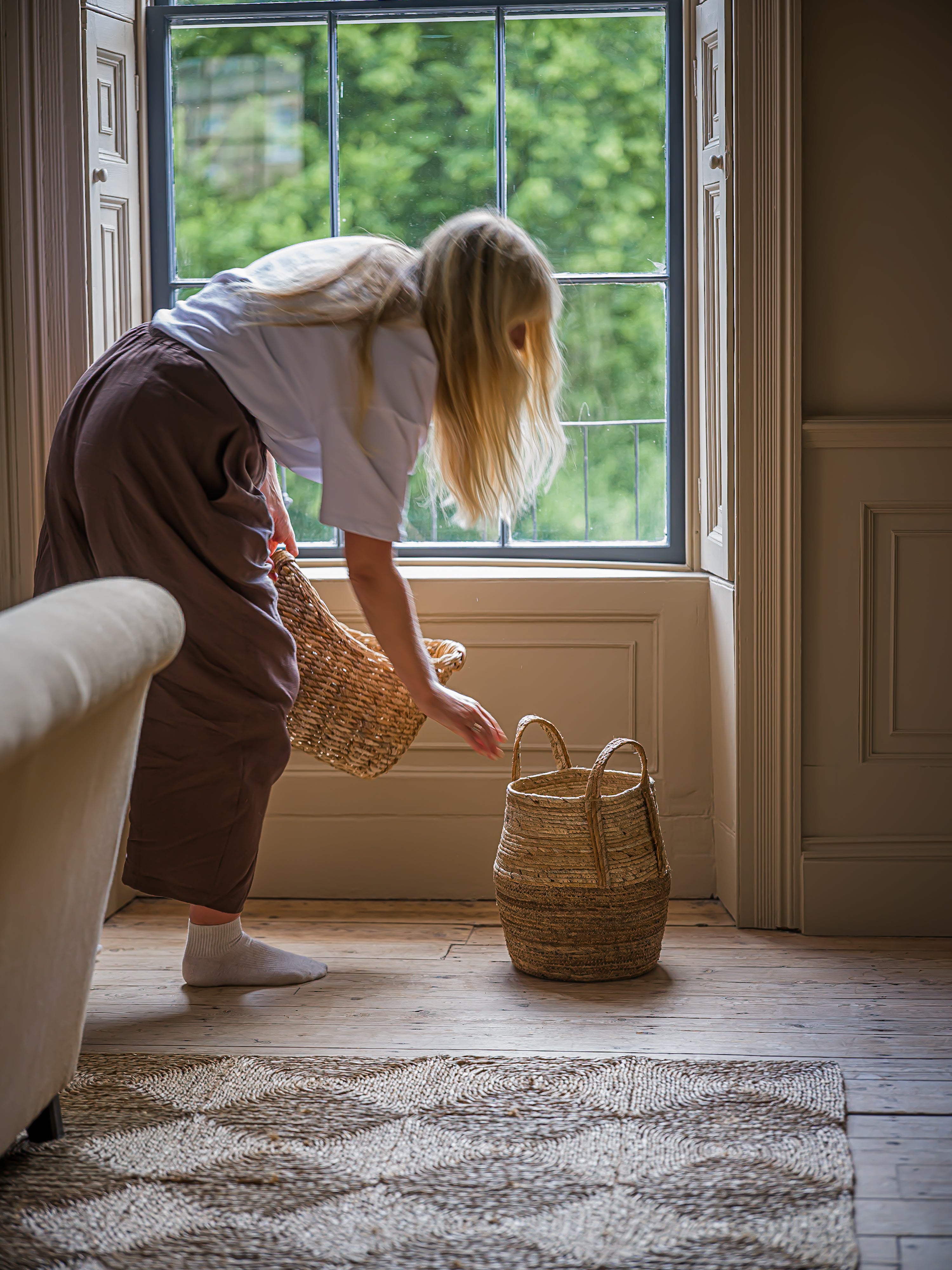 The Norfolk Basket Collection | Handwoven Foraging Basket