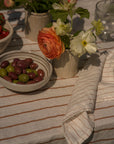 The Provence Stripe Napkins | Fine Ginger Stripe