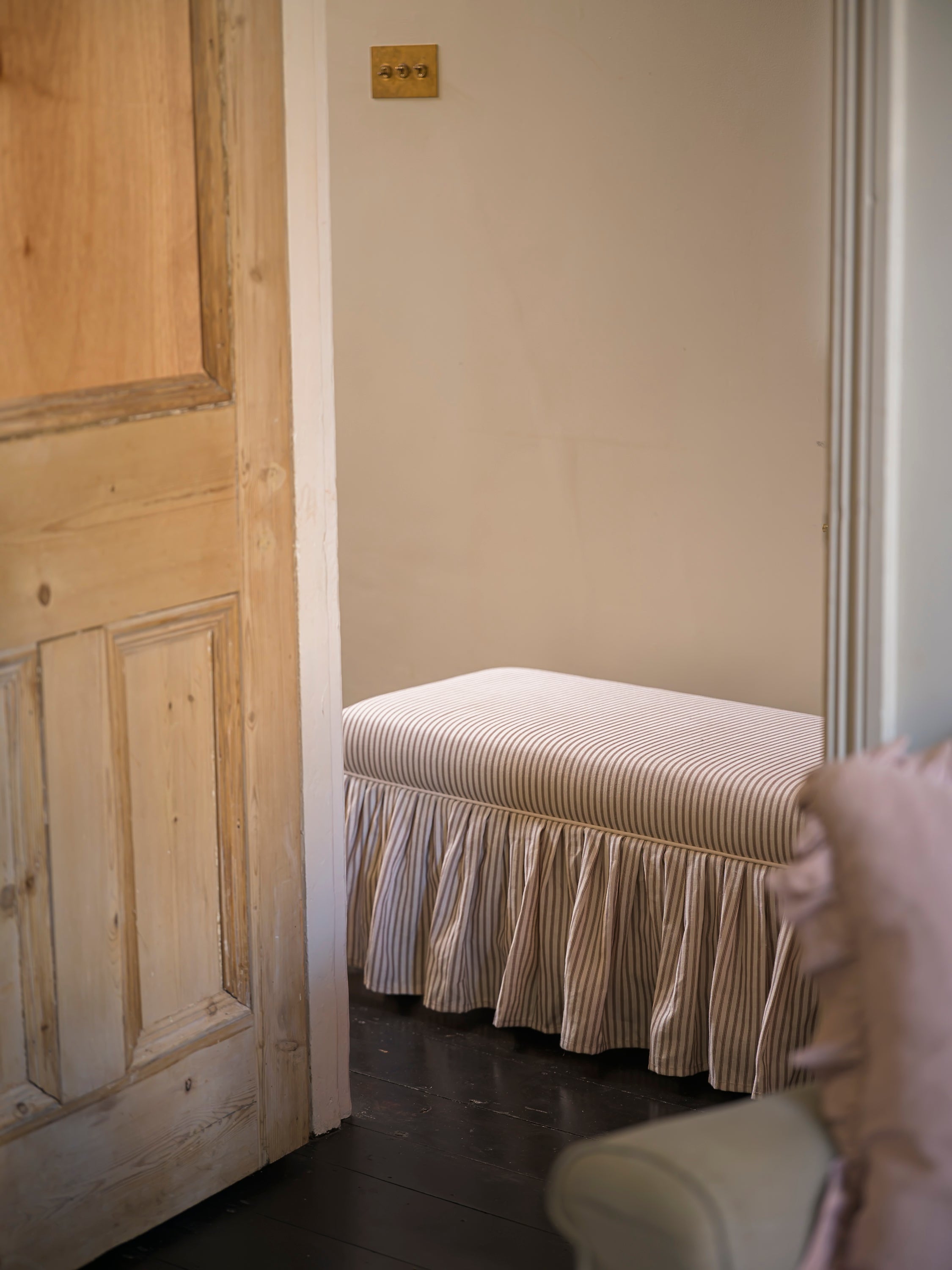 The Romantic Frilly Footstool