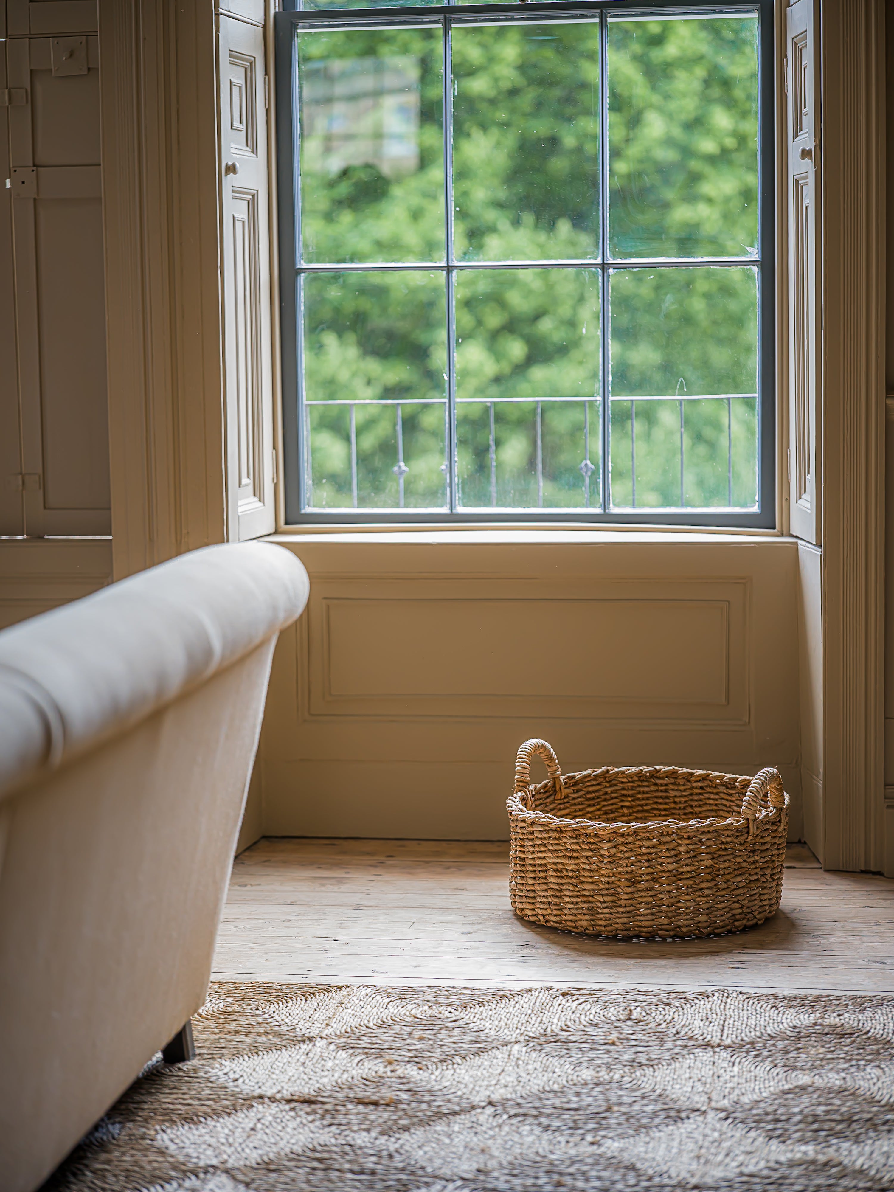 The Norfolk Basket Collection | Handwoven Shallow Basket
