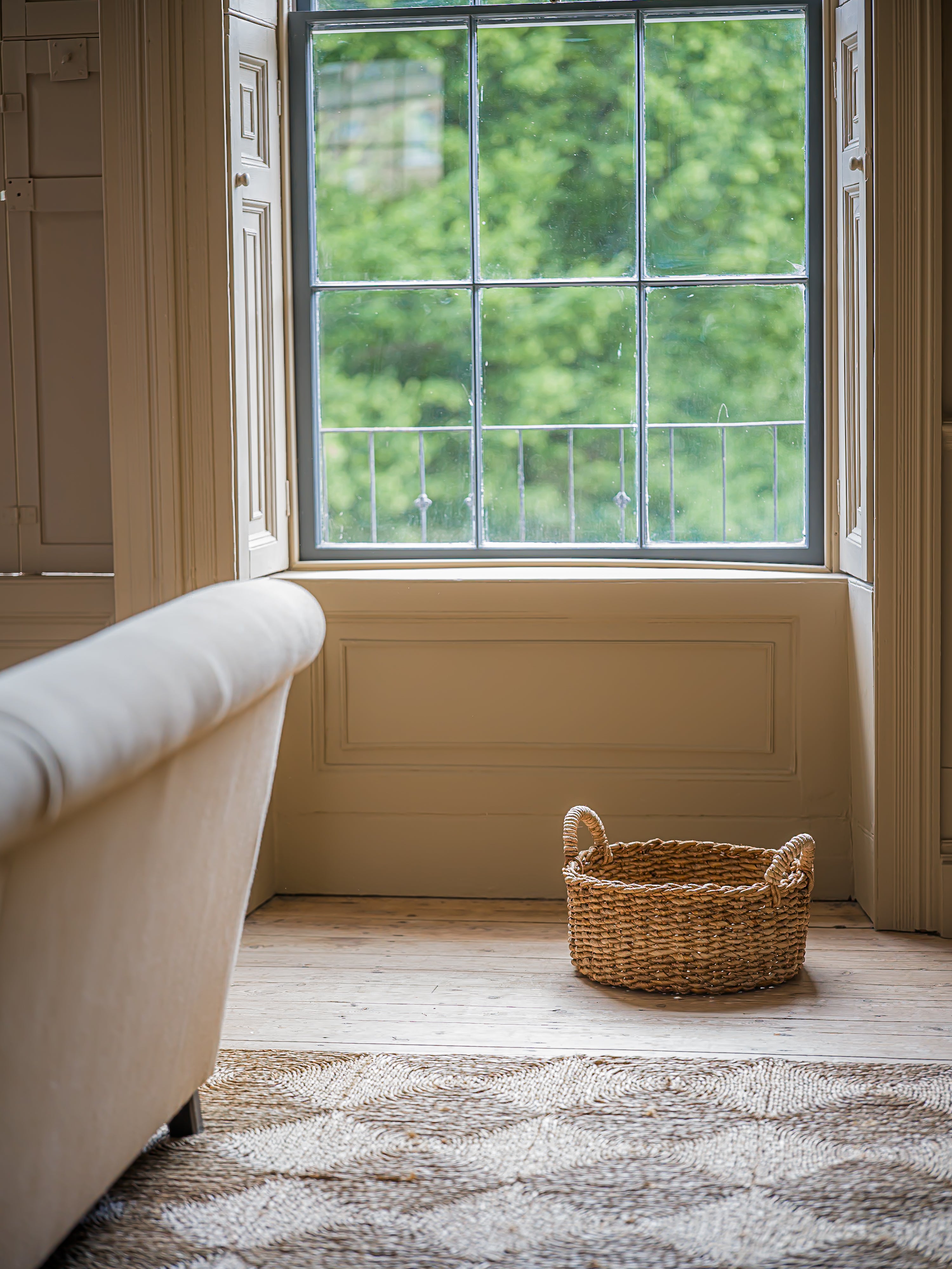 The Norfolk Basket Collection | Handwoven Shallow Basket