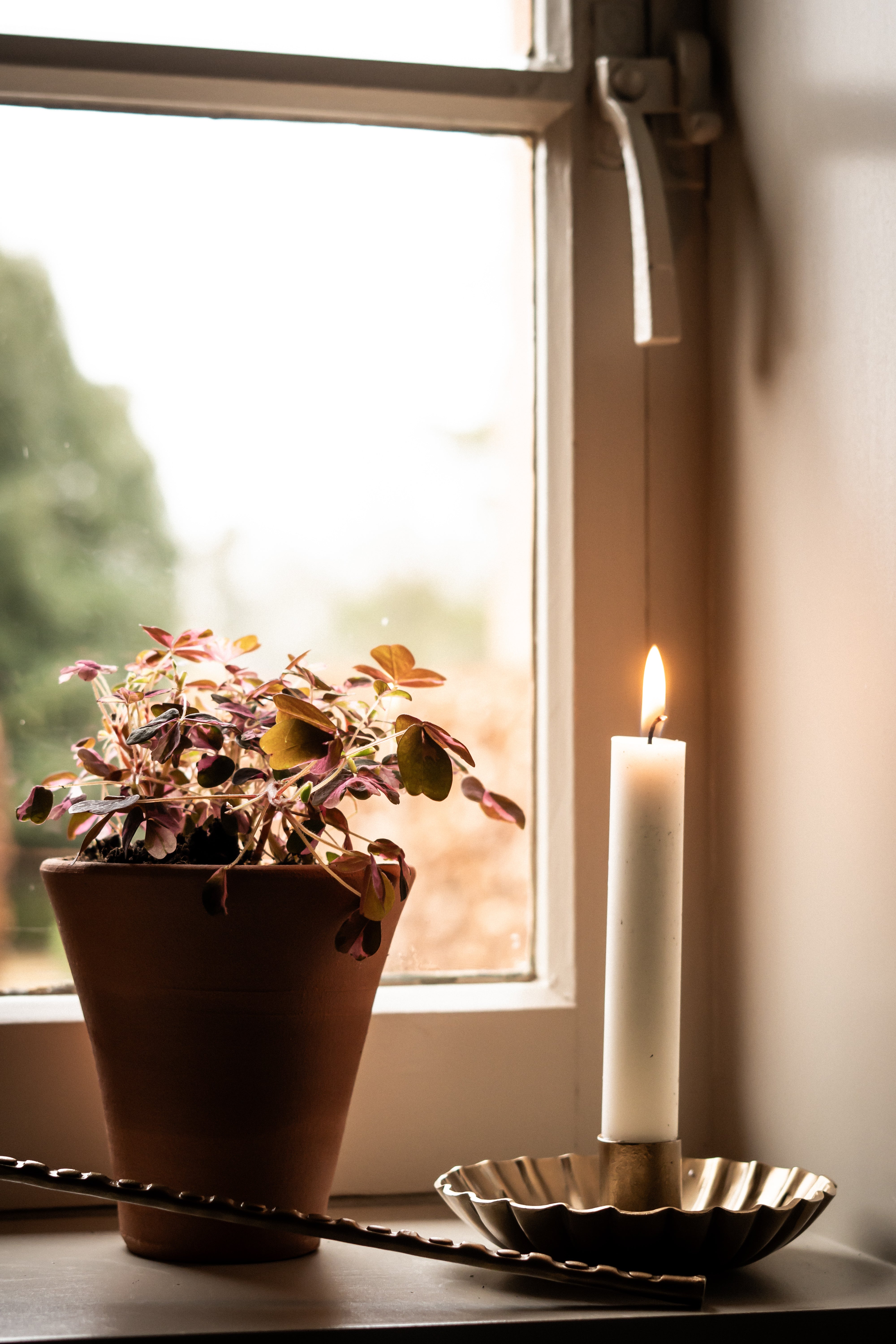 Scalloped Candle Holder