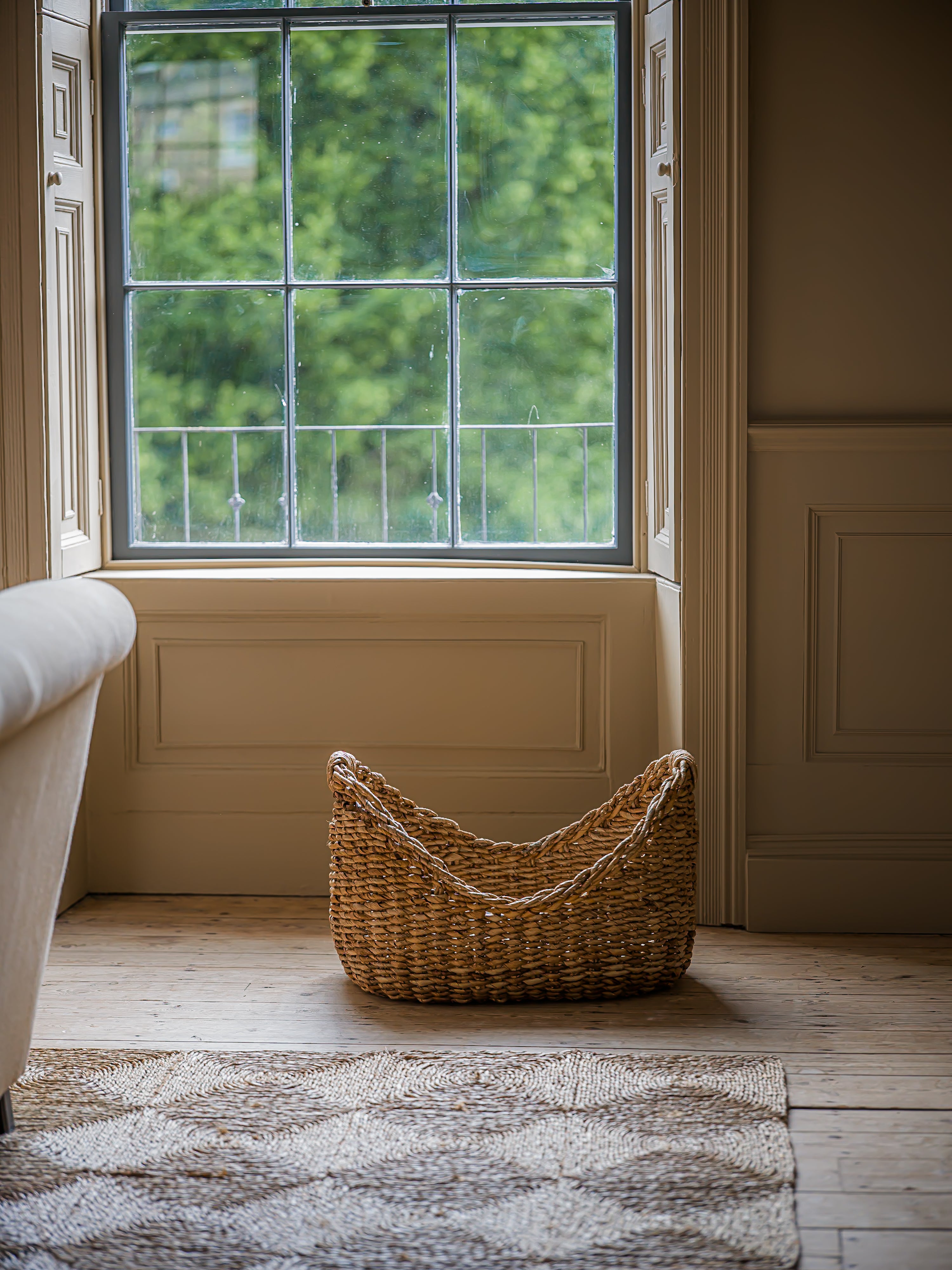 The Norfolk Basket Collection | Handwoven Curved Basket