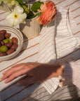 The Provence Stripe Napkins | Fine Ginger Stripe