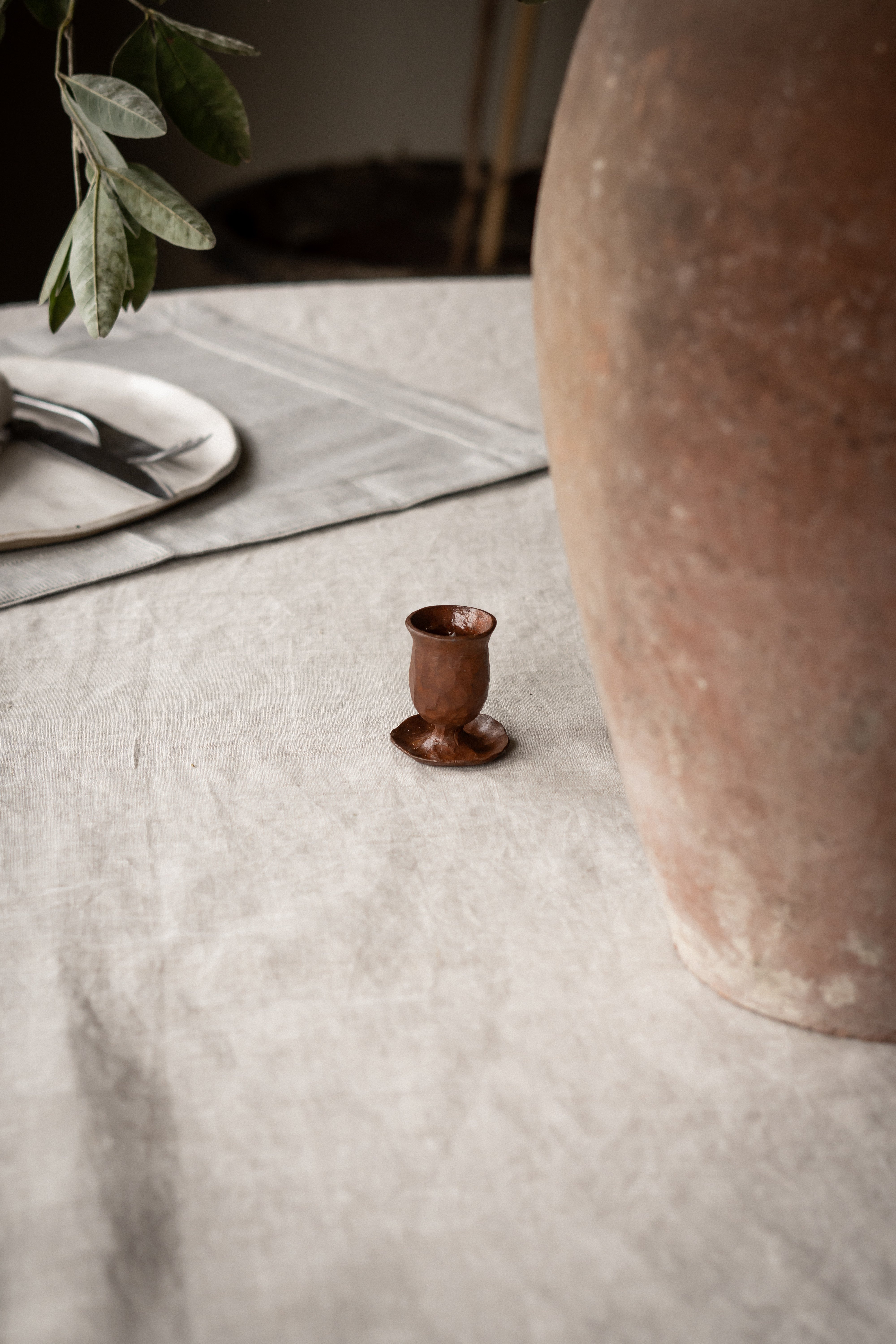 Small Iron Dinner Candle Holder