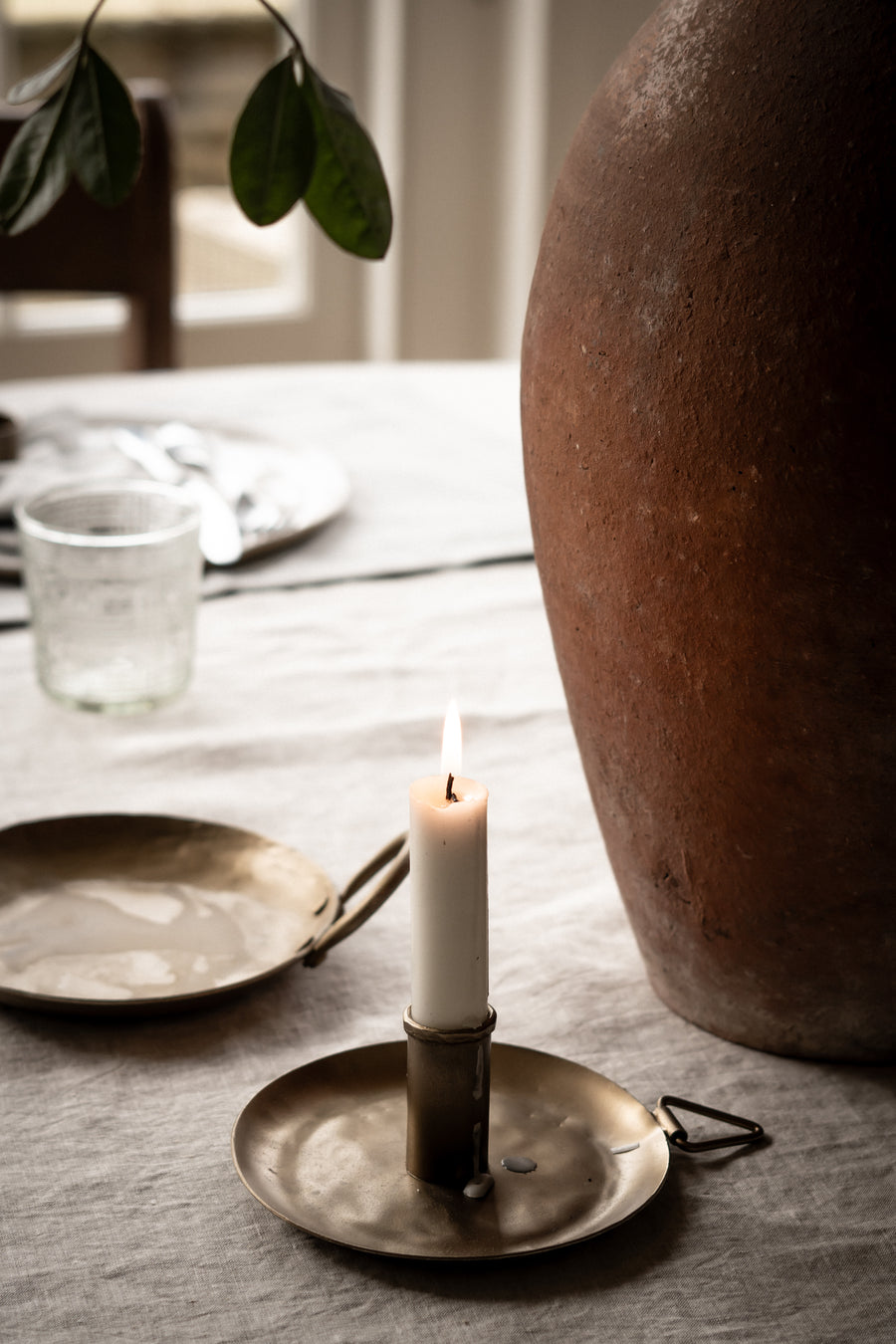 Round Brass Dish