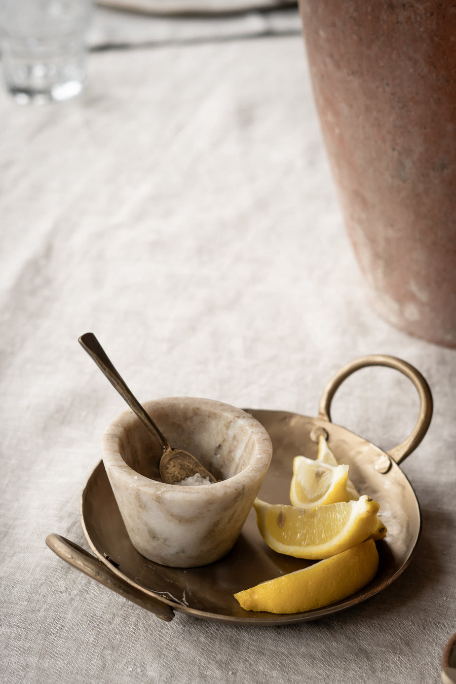 Round Brass Dish