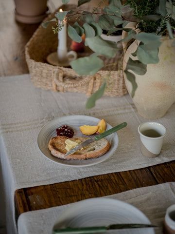 The Timeless Linen Table Runner - Antique Cream