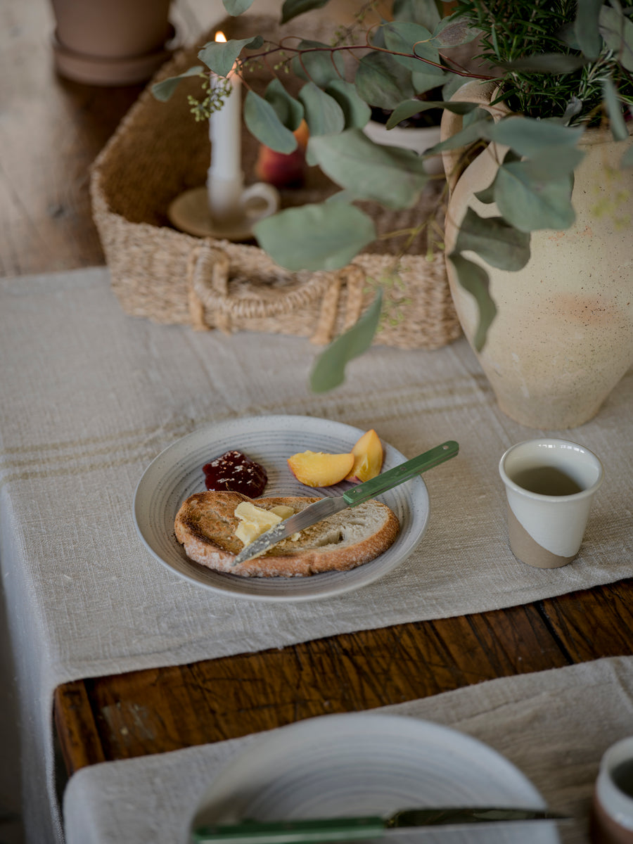 Stoneware Cup | set of 4 Milk White