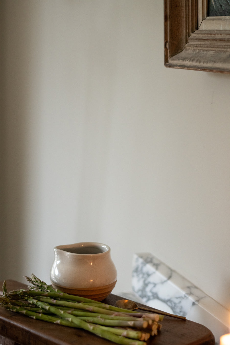 Stoneware Rounded Jug | Milk White