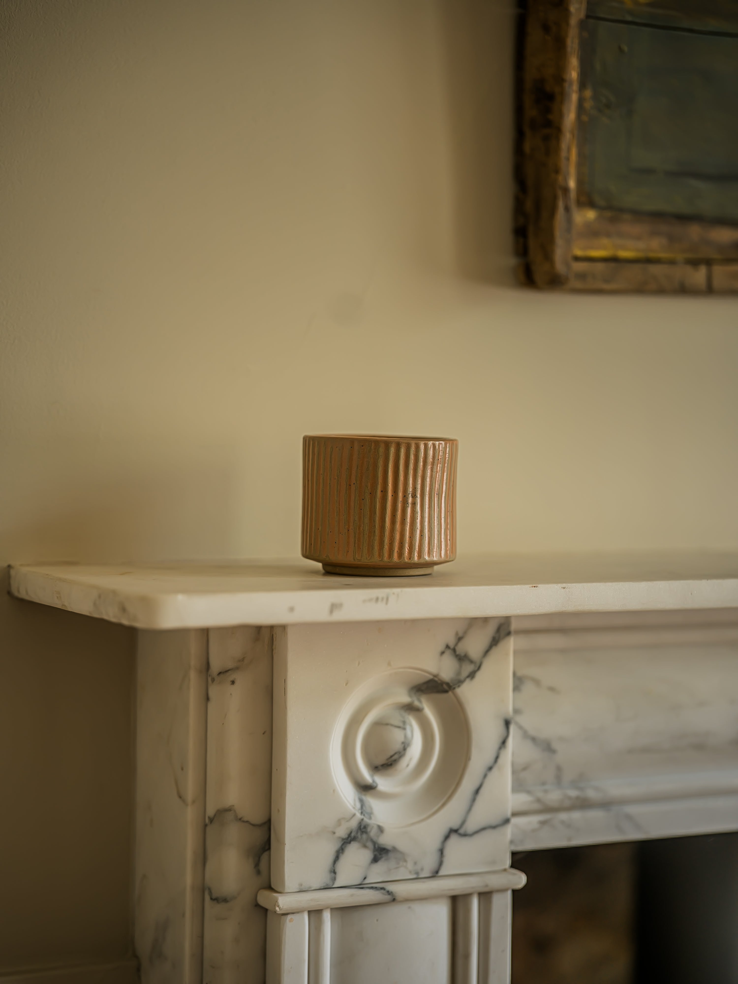 The Norfolk Collection | The Reeded Tea Bowl-Norfolk Clay