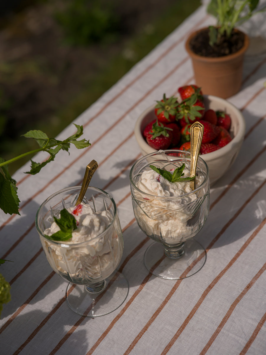 Handblown Glass Tumbler 250ml - Scalloped