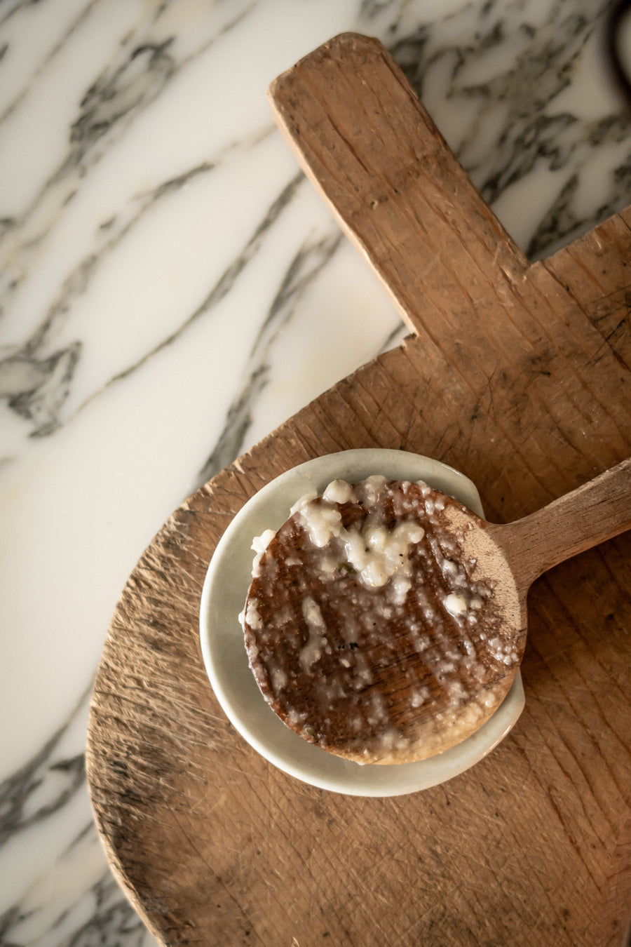 Stoneware Spoon Rest - Milk White