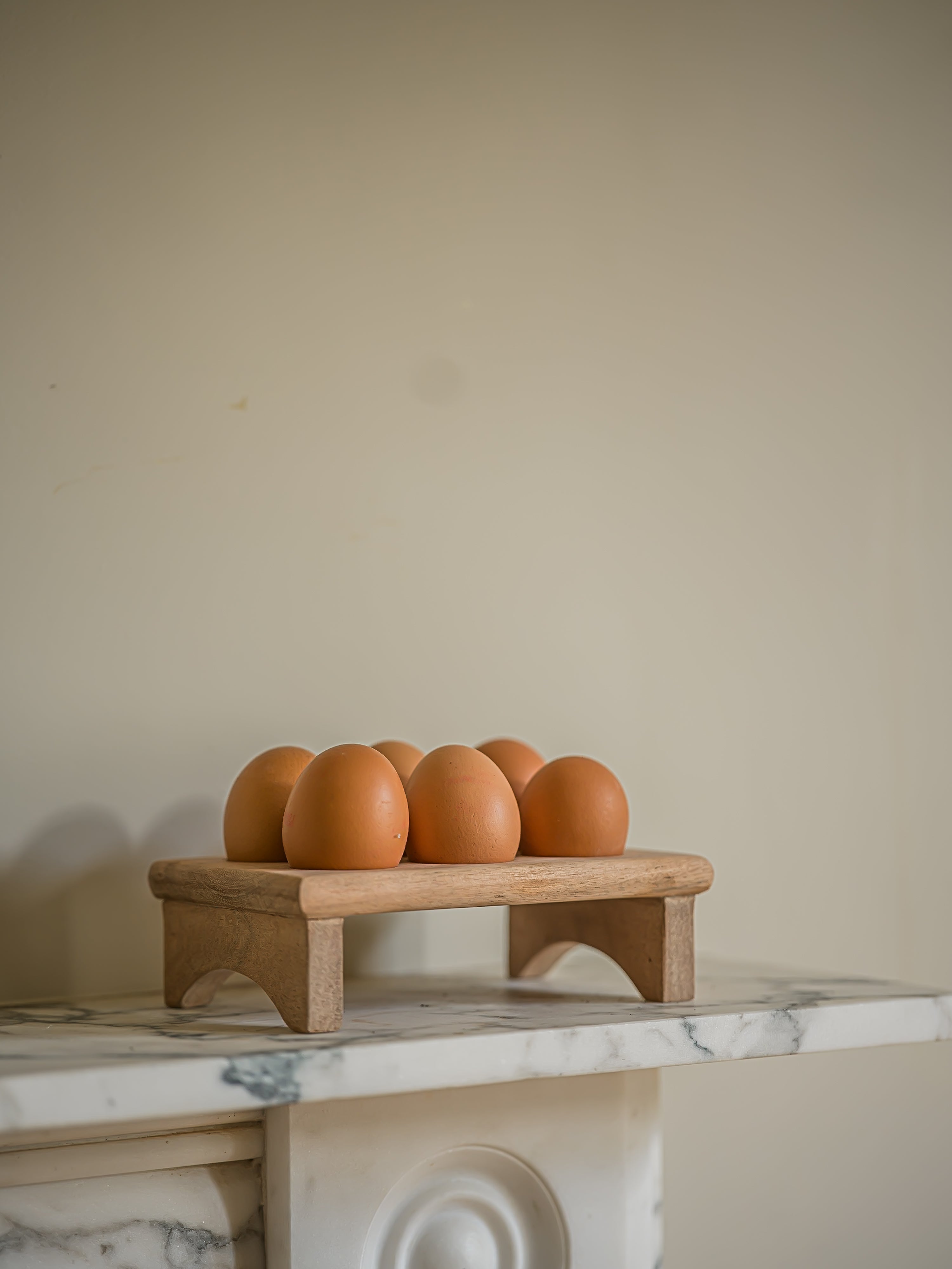 Acacia Wood Egg Tray