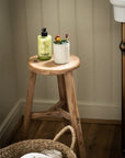 Rustic Reclaimed Round Stool