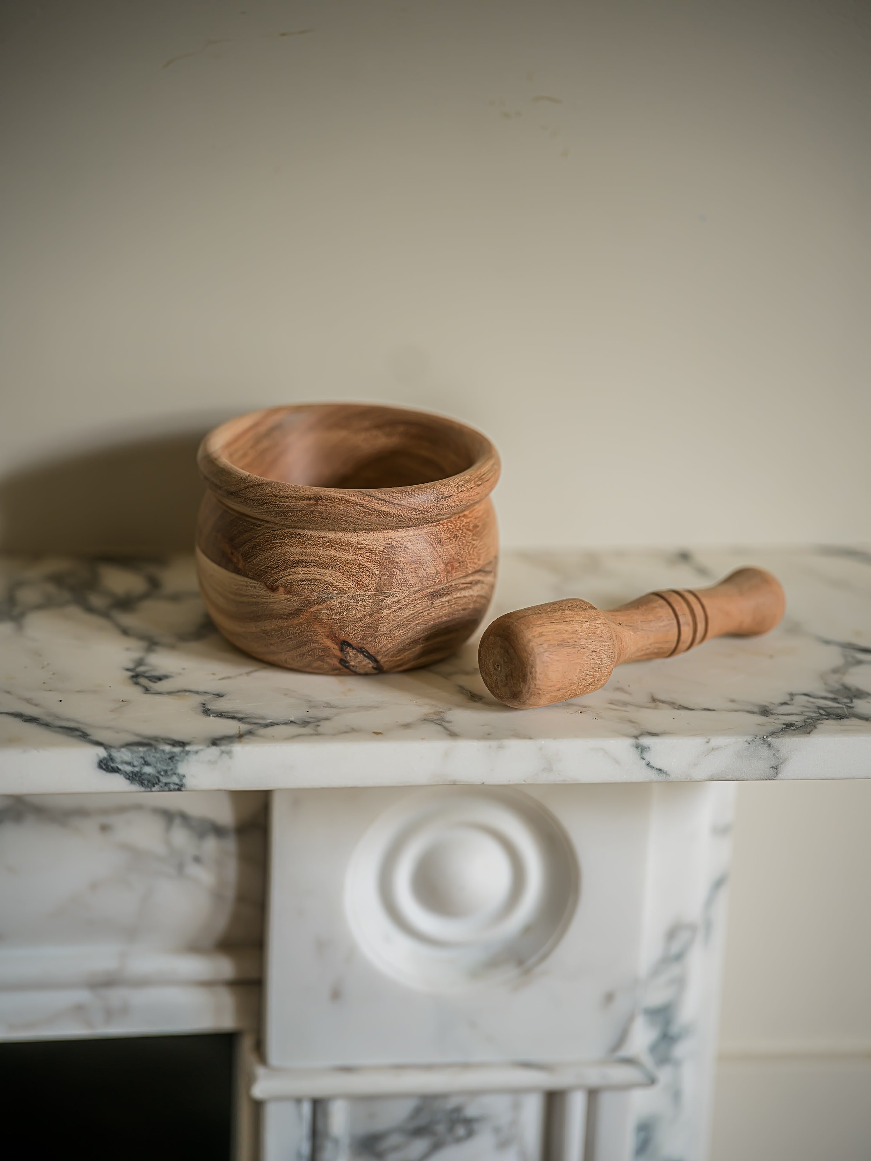 Acacia Wood Mortar & Pestle