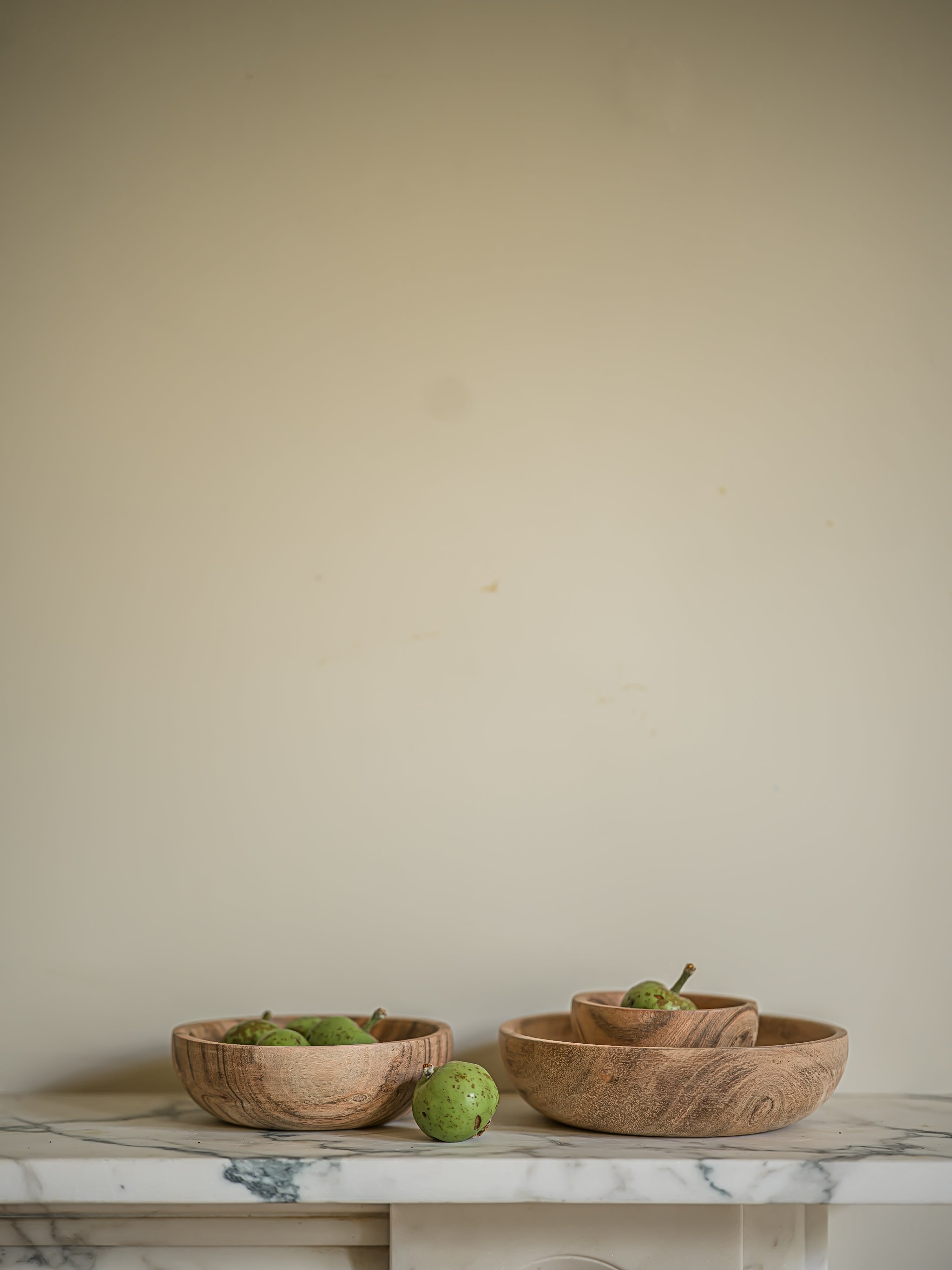 Acacia Wood Bowl Set