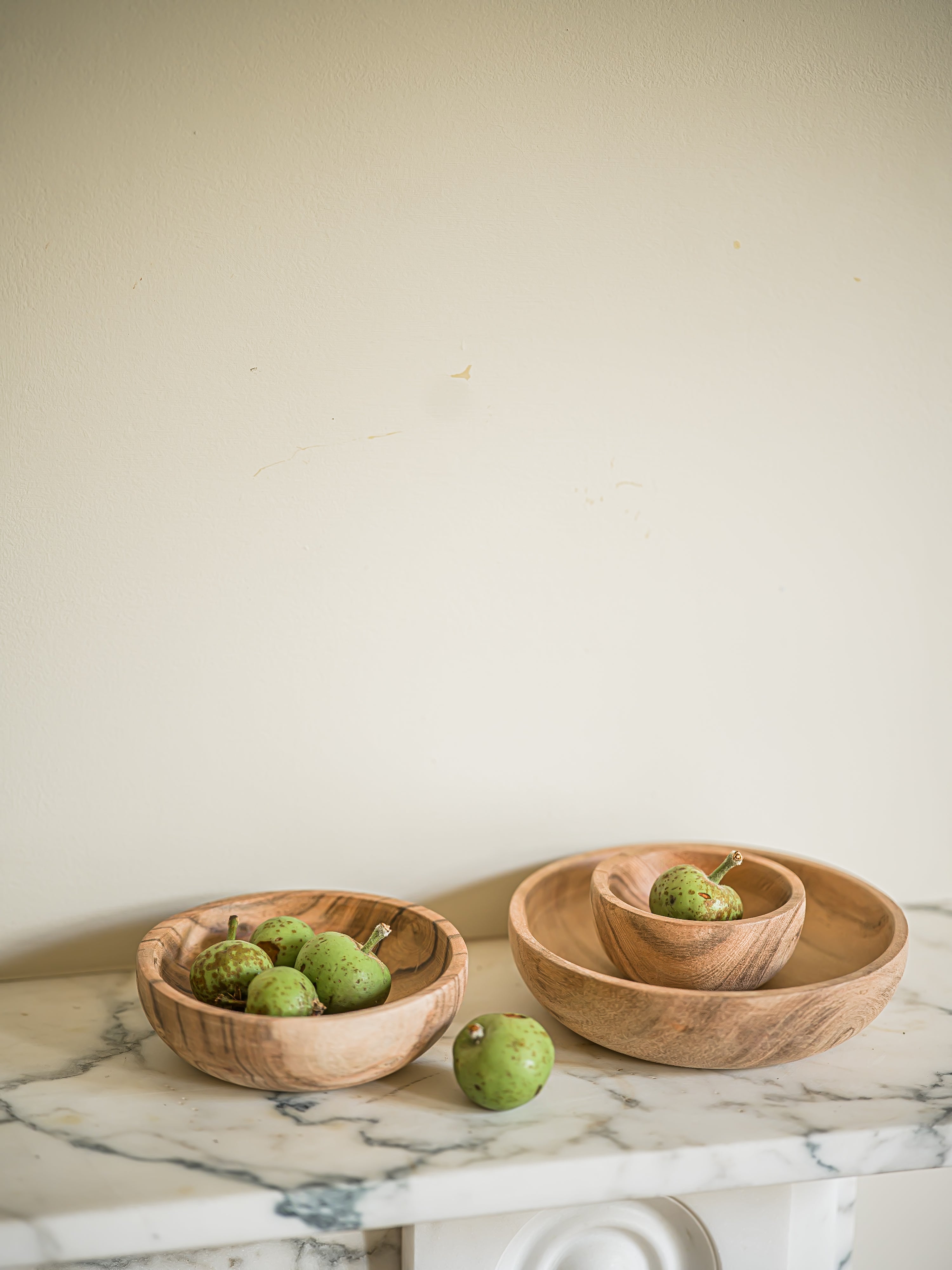 Acacia Wood Bowl Set