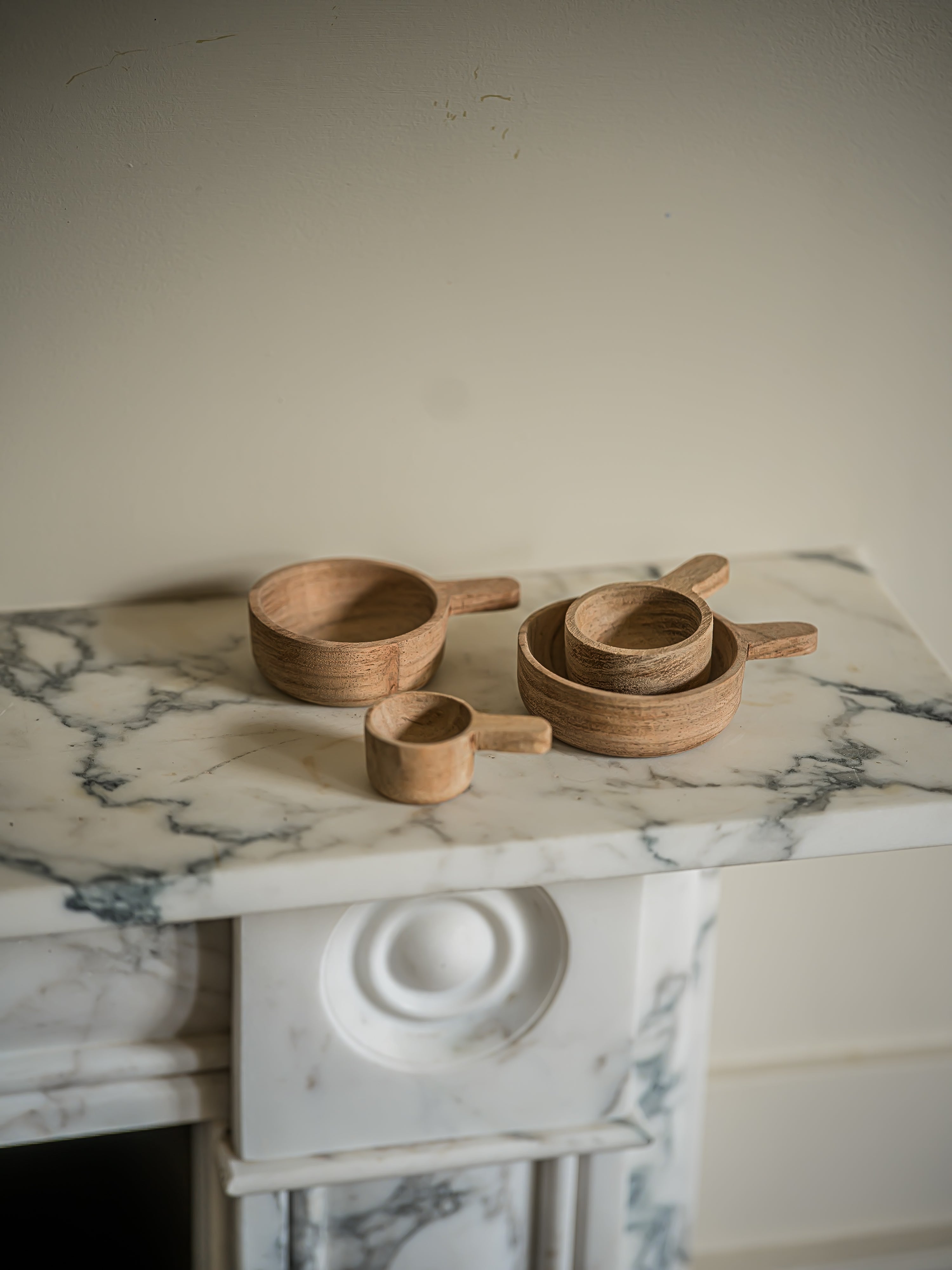 Acacia Wood Measuring Cups