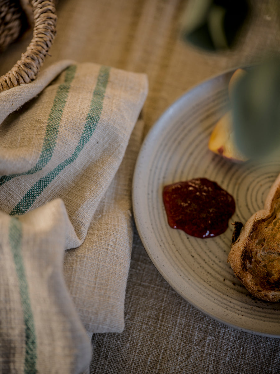 The Timeless Linen Hand/Tea Towel - Green