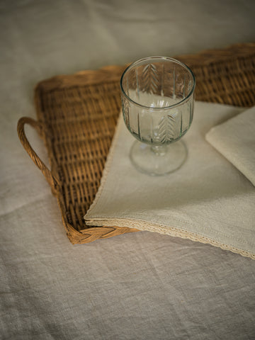 Handblown Glass Tumbler 250ml - Scandi Stripe